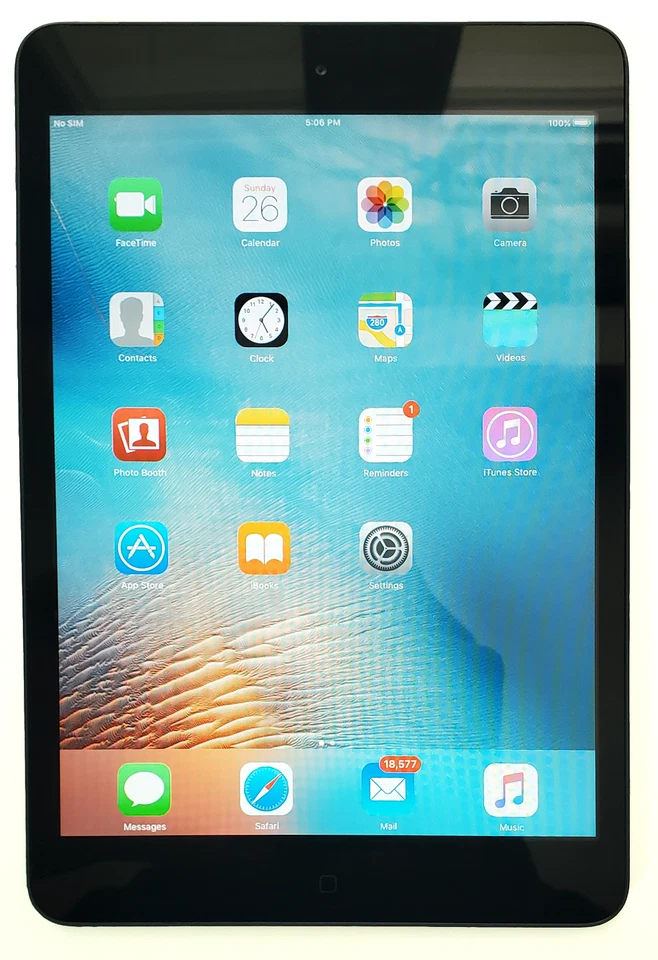 Apple iPad Mini 1st Gen A1454 16GB Wi-Fi  7.9in Black  Wi-Fi + Cellular A1454  - Image 2 of 4