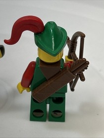 Vintage LEGO Minifigure Captain Red Beard Pirate & Forestman LEGO