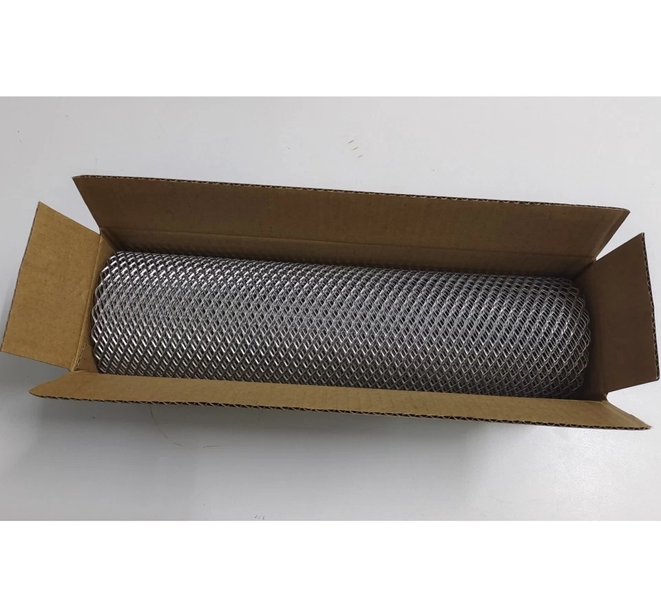 Universal 40"X13" Parrilla Coche Malla Agujero 7x14mm Aleación Aluminio Plata Hexagonal 1PC Foto 3 de 4