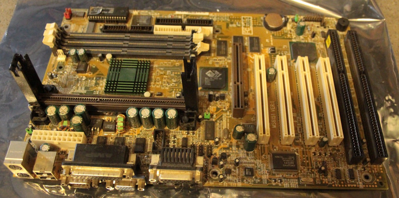 MSI MS-6151 Slot 1 Motherboard 440BX AGP PCI ISA ATI RAGE PRO  Creative ES1371