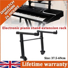 Image of 2X Tier Keyboard Stand Attachment Metal Adjustable Height and Width for Stacking