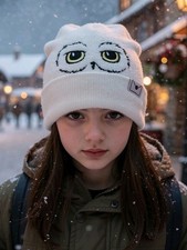 Disney Harry Potter Hedwig Beanie Hat One Size Fits Most NWT