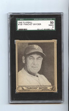 1940 Play Ball Frank Pancho Snyder New York Giants #159 🚀😳💥 SGC Graded 4