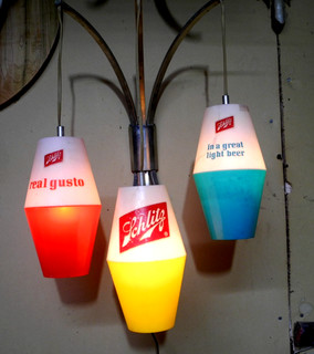 Schlitz Vintage 1960s Wall Sconce Light Milwaukee Beer Sign Working