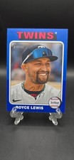 2024 Topps Heritage High Number ROYCE LEWIS Blue Border SP Card #577