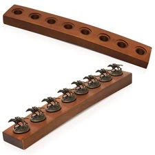 2 Pcs Bourbon Cork Display Whiskey Horse Barrel Stave Stopper Holder Fit 8 Bo...