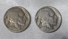 1918 D & 1918 S BUFFALO NICKELS - NICE COINS!!!