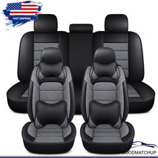 Car Seat Covers Full Set Waterproof For Toyota Corolla Front Rear 5 Seats Deluxe Car Seat Covers Full Set Waterproof For Toyota Corolla Front Rear 5 Seats Deluxe