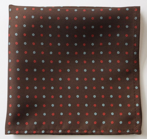Hand printed Silk pocket square Handkerchiefs 30cm. Assorted colours & patterns - Picture 102 of 194