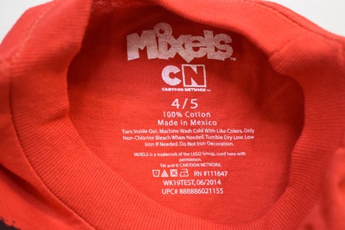Mixels Boys Cartoon Network Infernites Vulk, Flain, Zorch Red Shirt New 4/5 - Picture 4 of 5