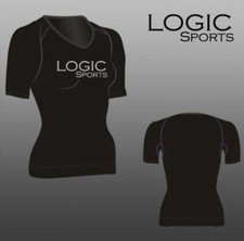 Logic Ladies Women Base Layer Compression Sport Half Sleeve Yoga/Gym Top Armour