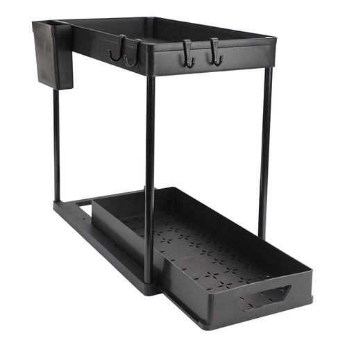 2PCS Under Sink Organizers And Storage Pull Out Bathroom Organizer - Picture 12 of 12