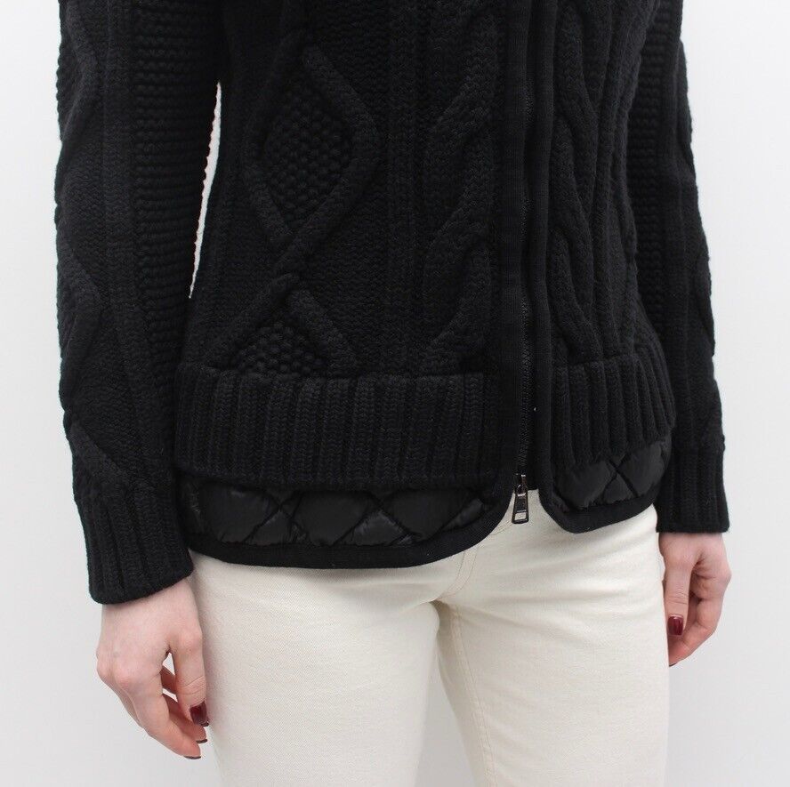 Women's MONCLER Maglione Tricot Cardigan Knit Wool Jacket Women's MONCLER Maglione Tricot Cardigan Knit Wool Jacket
