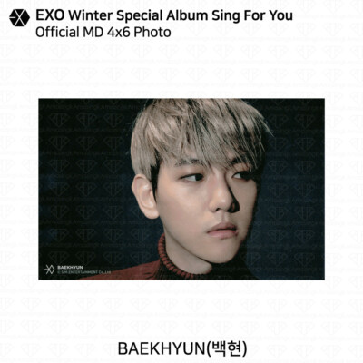 EXO Winter Special Album Sing For You Official MD 4x6 Photo