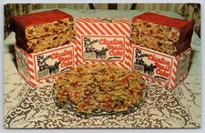 Old Fashion Claxton Fruit Cake Geogia Postcard UNP