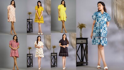 tiered puff sleeve cotton midi dress Off White Tiered Cotton Puff Sleeve Midi Dress
