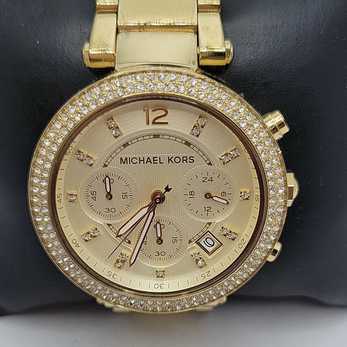 Gold Stainless Steel Analog Dial Watch 