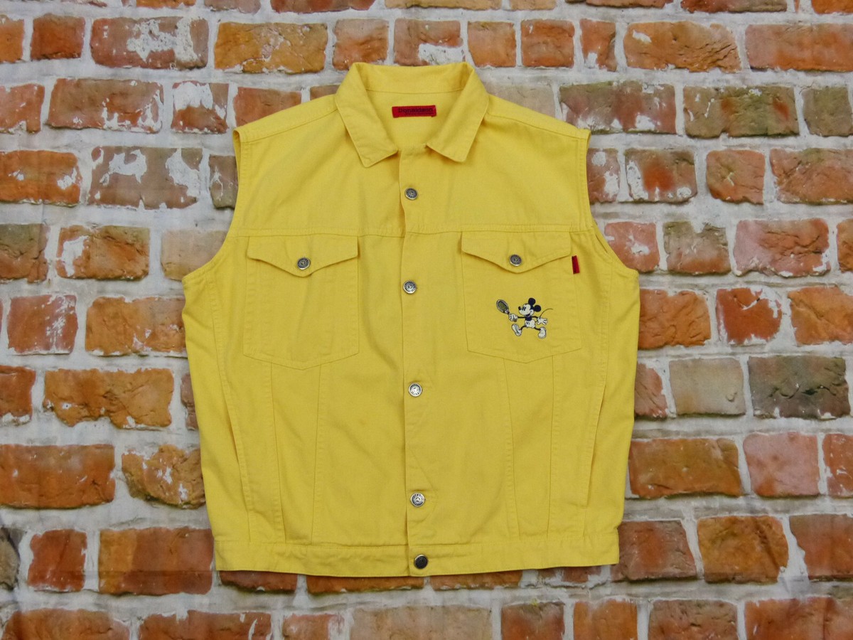 DONALDSON Jeans Gilet Mickey Mouse Jaune Walt Disney Tennis