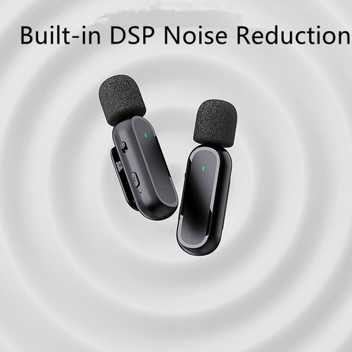Wireless Microphone Audio Video Recording Type C For iPhone 15 For Android Phone - Photo 10/19