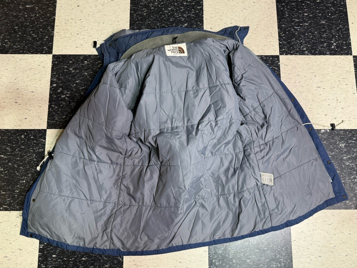Vintage 70s North Face Full Zip Hooded Parka Jacket Sz L Made in