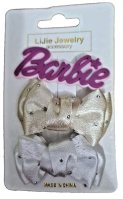 Barbie Mattel 3 Barbie Haarspange Klammern 2 Schleifen - LiJie Jewelry