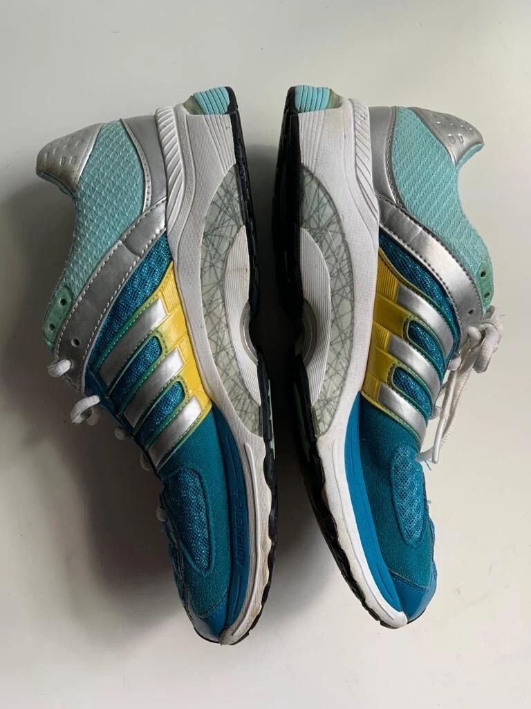 Adidas Womens Supernova Glide Boost YYA 606001 Neon Blue Running