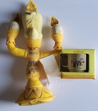 Disney Wisdom Collection June Lumiere Plush and Mug.