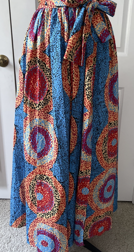 Custom Maxi Multicolored Backless Dress Multi Halter Strap - Picture 3 of 13