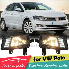 LED DRL für Volkswagen Polo 2019 20 Tagfahrlicht Nebelscheinwerfer Scheinwerfer