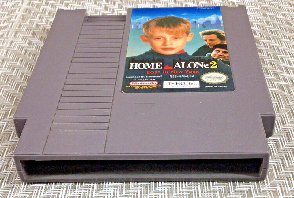 NINTENDO NES Home Alone 2 Lost in New York Juego De Colección 1985 NO PROBADO JAPÓN Foto 3 de 4