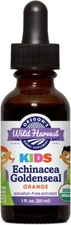 Oregon's Wild Harvest Children's Echinacea Goldenseal Orange Organic Herbal Supp
