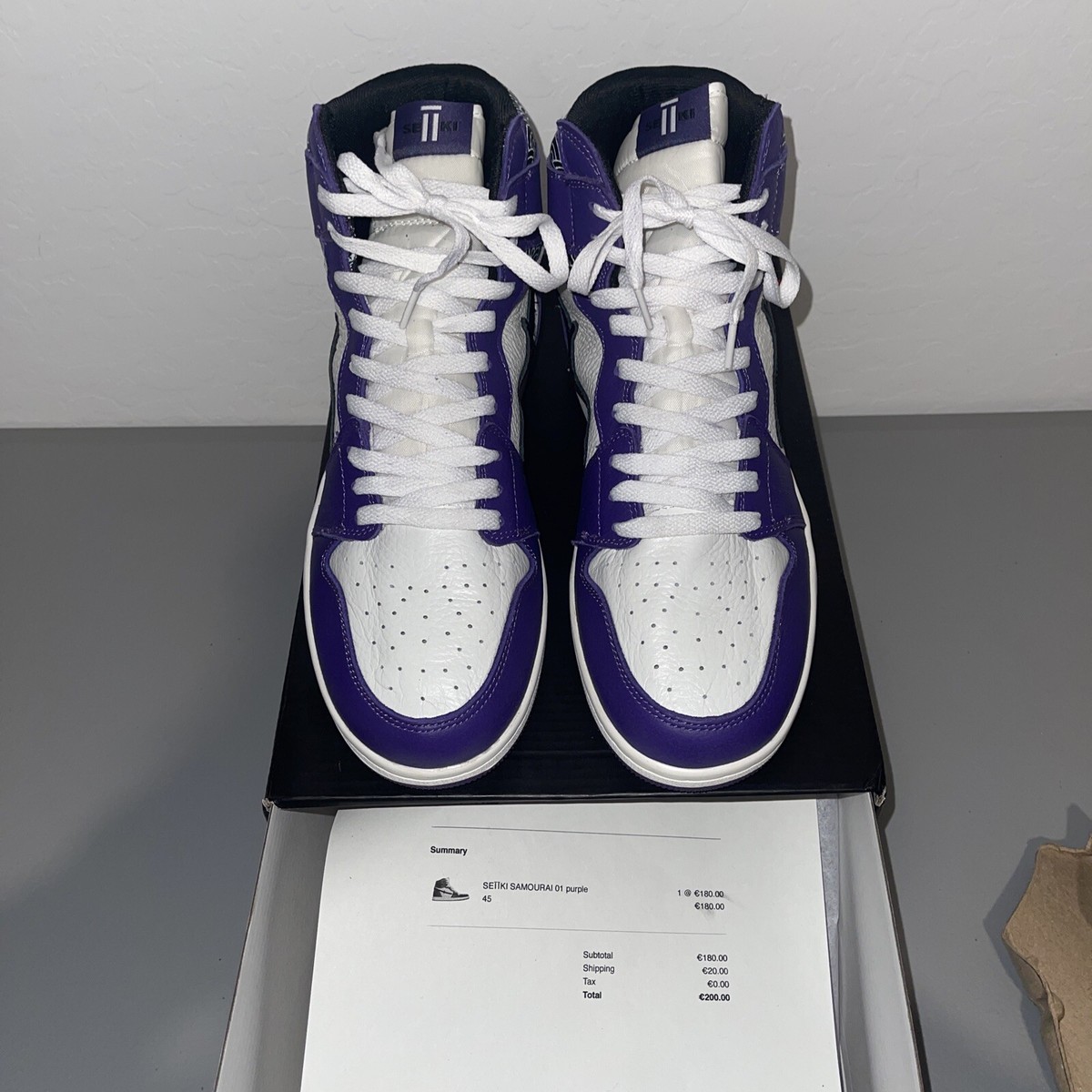 Seiiki Samurai 1 Court Purple/ Purple (limited Edition Custom 