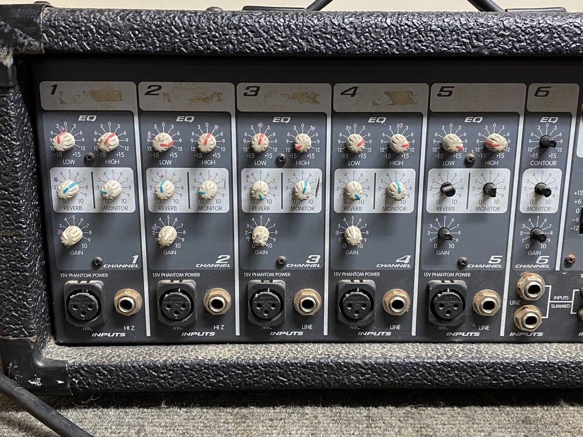 Peavey XR560 Powered Mixer With Power Cord Powers Up | eBay