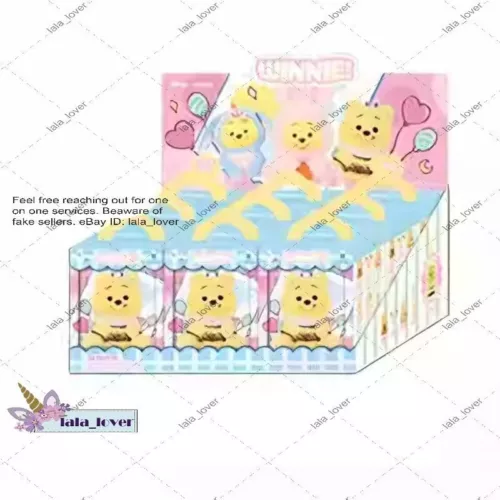 Miniso Winnie The Pooh Plush Vinyl Blind Box Confirmed Figure New! - Picture 17 of 39