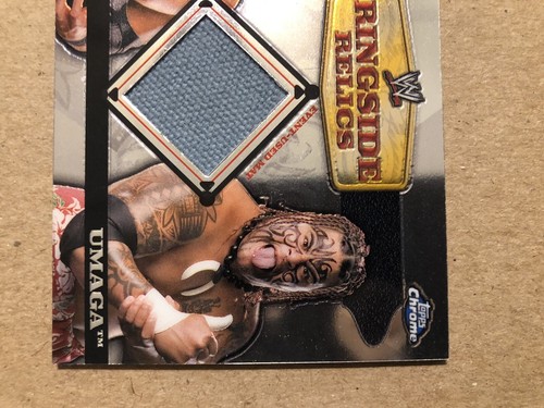 2006 KANE & UMAGA Topps HERITAGE CHROME RINGSIDE RELICS - Picture 3 of 11