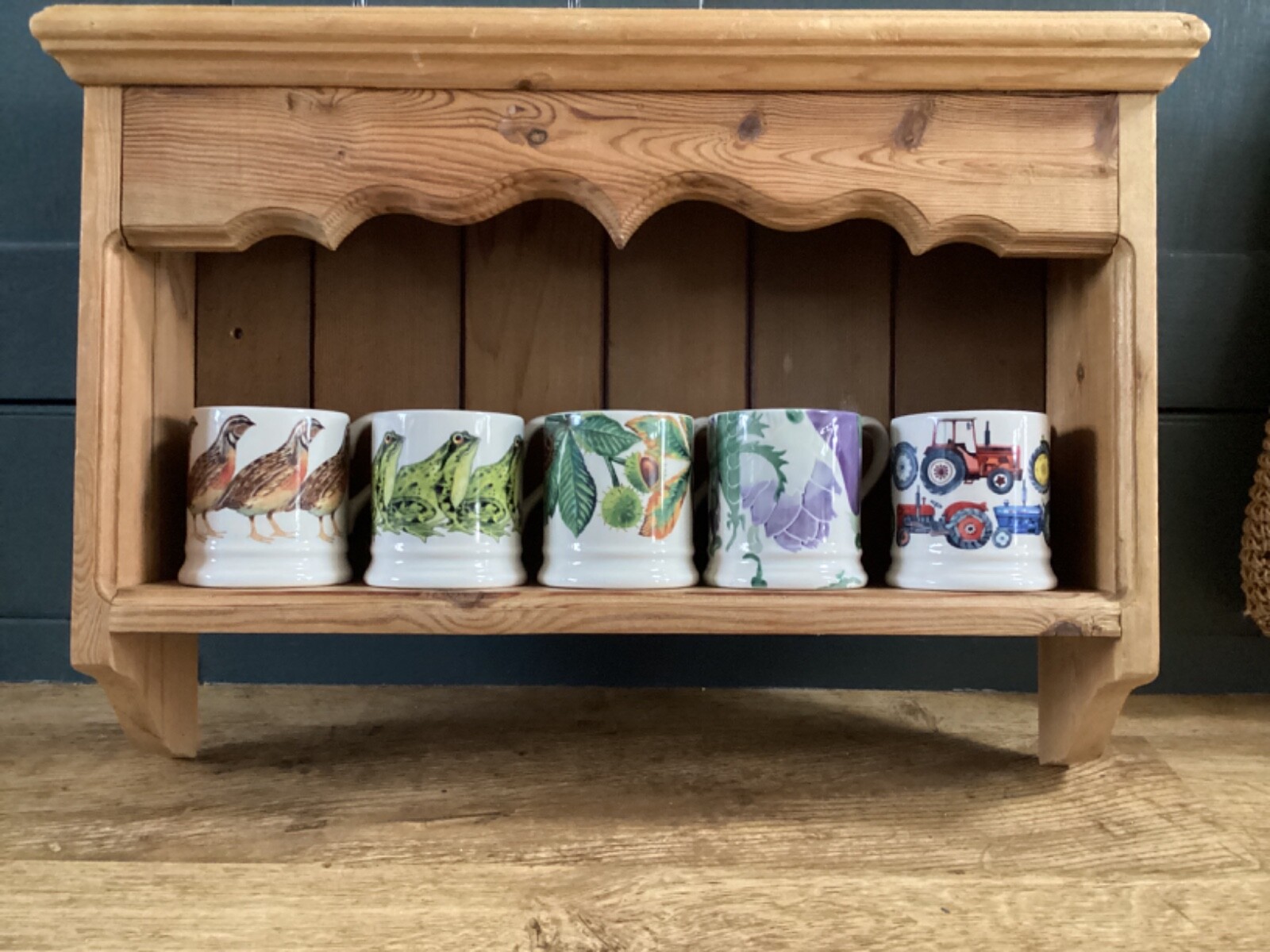 Decorative pine wood kitchen shelf/display eBay