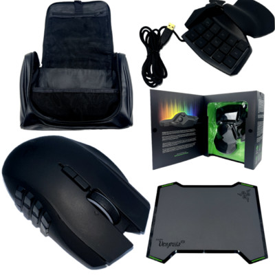 Razer - Naga, Tartarus & Vespula + FREE carrying Bag Beginner/Pro Gaming Kit