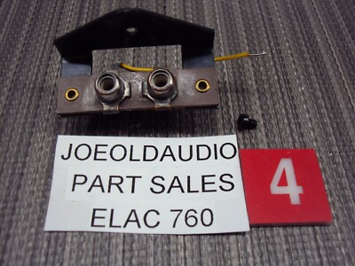 ELAC Benjamin 760 Turntable RCA Jack Panel. Tested. Parting Out Entire ELAC 760.