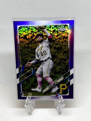 2021 Topps Chrome Update Baseball Ka'ai Tom RC #USC7 Purple Refractor Parallel