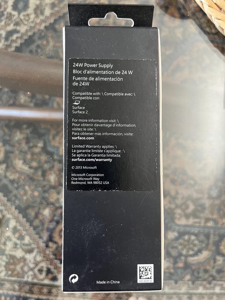 Microsoft Surface 24W Power Supply AC for Surface RT and Surface 2    - Image 2 of 3