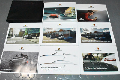 2021 Porsche 718 Boxster / Boxster T / Cayman / Cayman T / Owners Manual - SET