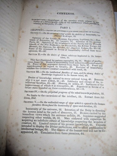 Thomas Dick / PHILOSOPHY OF A FUTURE STATE 1829 Christian Scottish theology - Picture 5 of 10