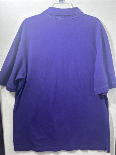 Camisa polo púrpura Antigua LSU XL clásica NCAA algodón pesado - Imagen 14 de 20