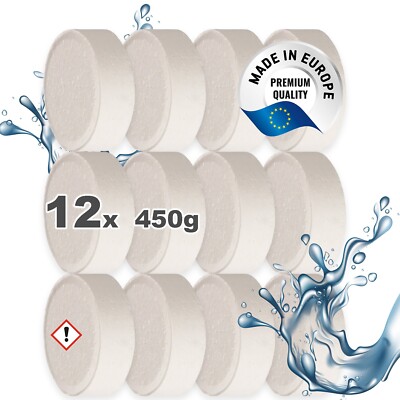 12x 450g Raum Luft-Entfeuchter Granulat Tabs Nachfüll-Pack neutral (4,79 /1kg)