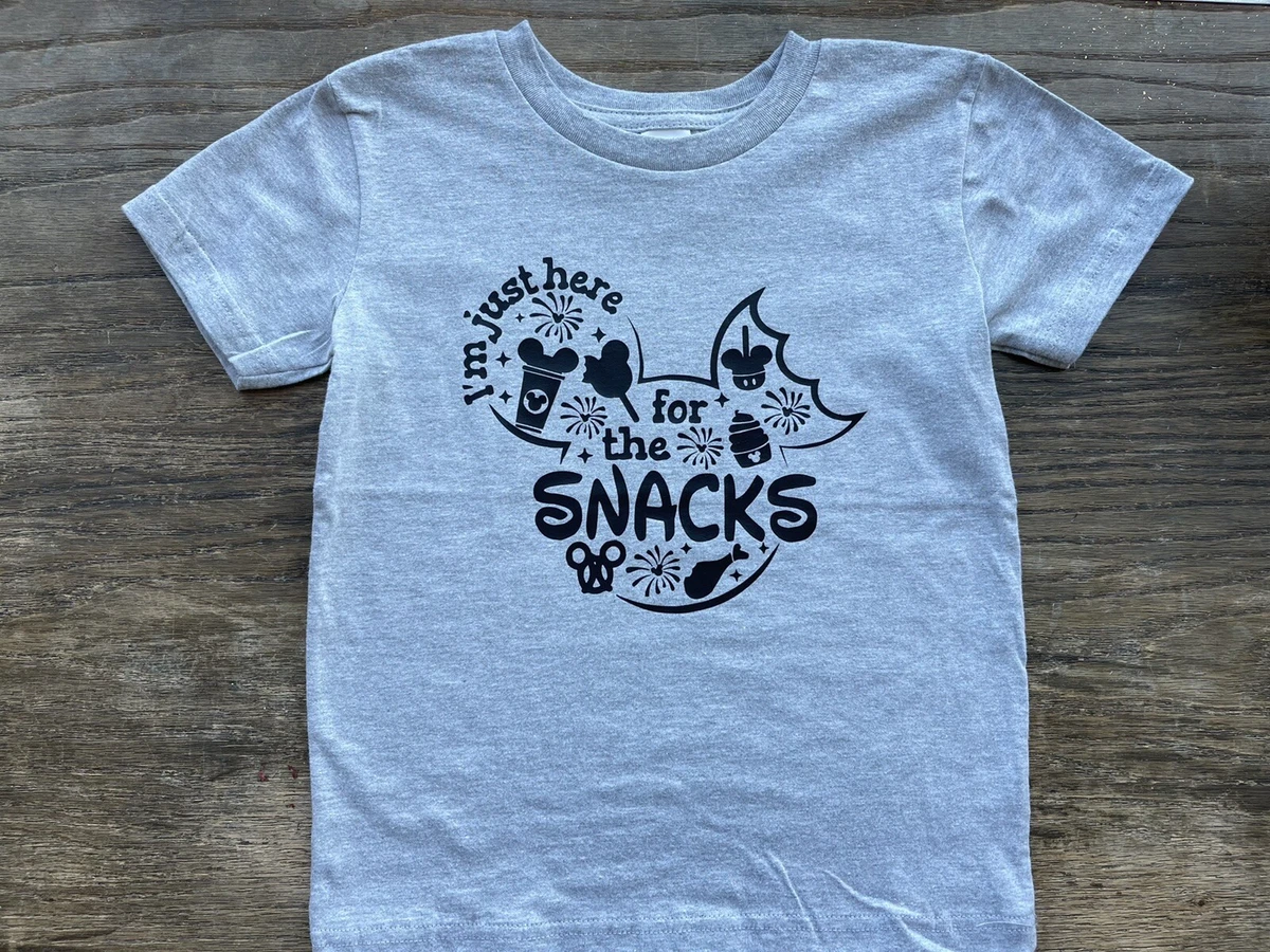 Disney I'm Just Here For The Snacks T Shirt