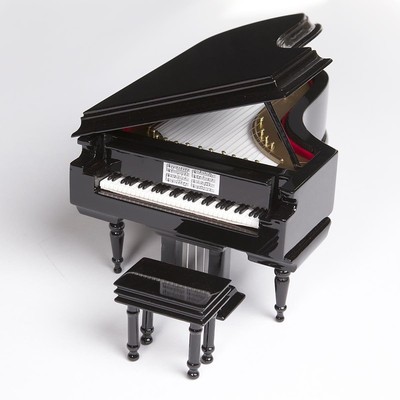 Grand Piano Music Box, 6.5 inches, Plays ''Fur Elise'', by Broadway Gifts