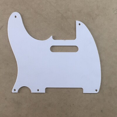 Lefty  52 Aged Tele Fender Guitar Pickguard Relic Off White Telecaster Left Hand
