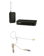 Shure BLX14 Wireless System with Tan Earset Mic Microphone