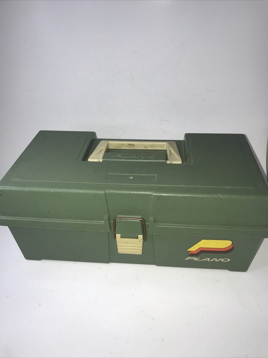 Boîte à Pêche Plano 5410 Vintage – Verte Et Marron, Fabrication USA (occasion)