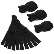 Adjustable Elastic Bands Straps For Wigs () Black/40pcs